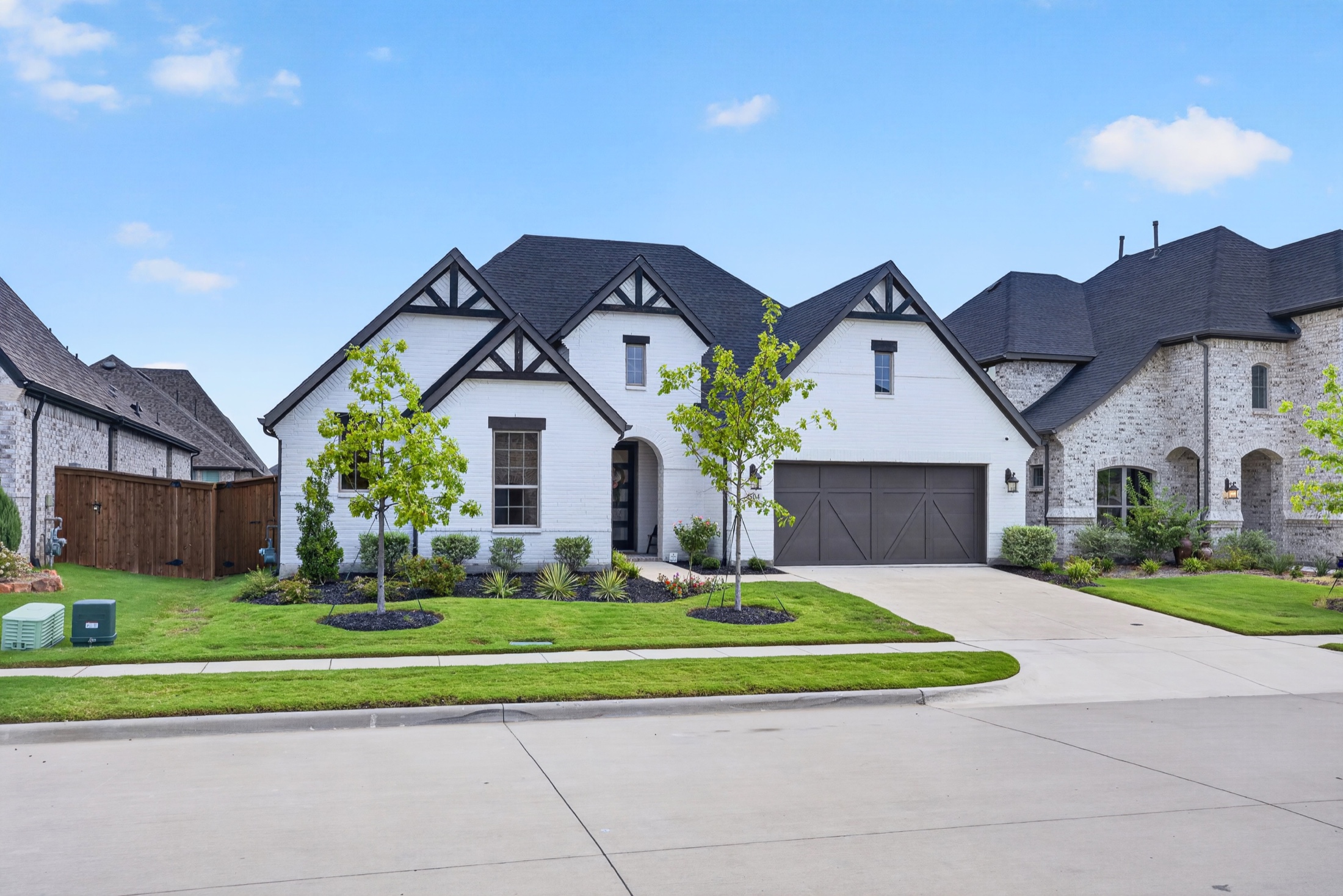 Custom North Texas home photographed in daylight
